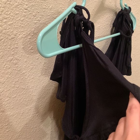 NWT Green Envelope Mini Black Dress - Picture 3 of 4